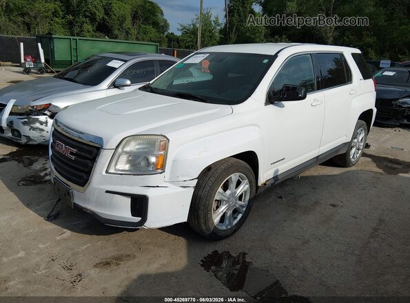 2GKFLSEK5H6136865 2017 GMC TERRAIN White Front left