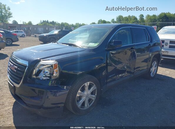2GKFLSEK8H6256384 2017 GMC TERRAIN Blue Front left