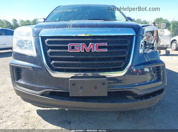 2GKFLSEK8H6256384 2017 GMC TERRAIN Blue Front view