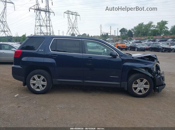 2GKFLSEK9G6208939 2016 GMC TERRAIN Blue 
