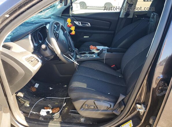 2GKFLSEKXG6184487 2016 GMC TERRAIN Угольный Вид салона спереди