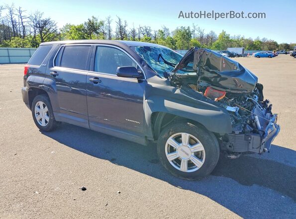 2GKFLSEKXG6184487 2016 GMC TERRAIN Угольный Передняя правая четверть