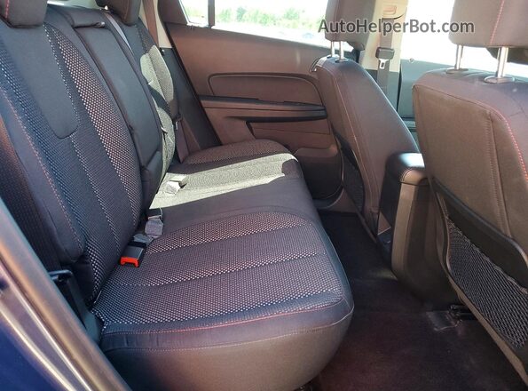 2GKFLTE37G6183859 2016 GMC TERRAIN Blue Вид задньої частини салону