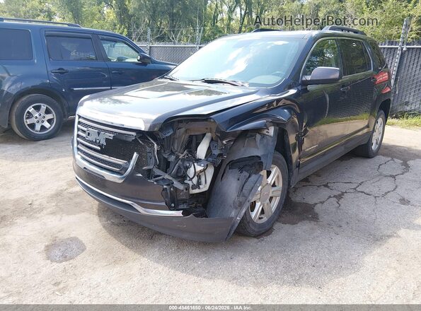 2GKFLTEK2G6185526 2016 GMC TERRAIN Black Vista tres cuartos delantera izquierda