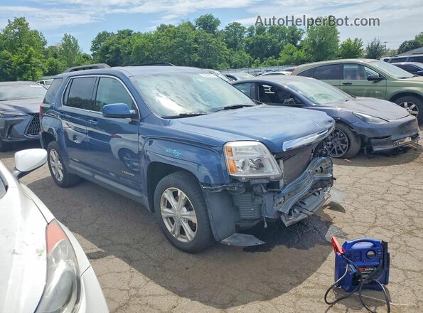 2GKFLTEK2H6116952 2017 GMC TERRAIN Blue 