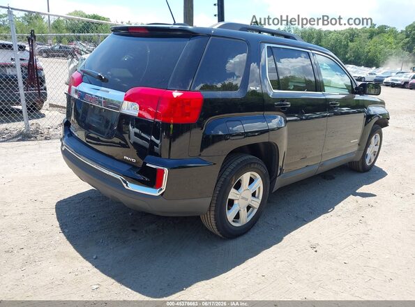 2GKFLTEK3G6337412 2016 GMC TERRAIN Черный Задняя правая четверть