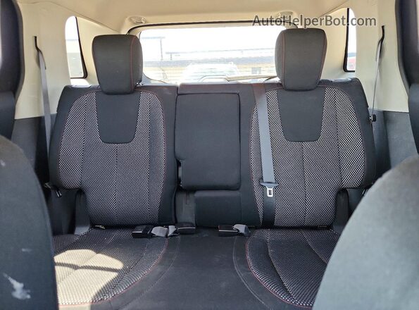 2GKFLTEK4H6331216 2017 GMC TERRAIN Black უკანა სავარძლების ხედი