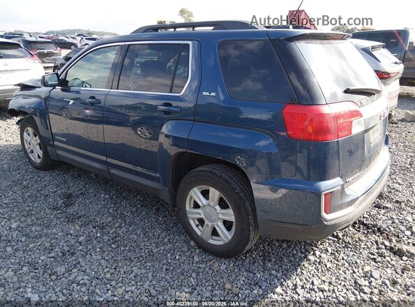 2GKFLTEK6G6334424 2016 GMC TERRAIN Blue Հետևի ձախ