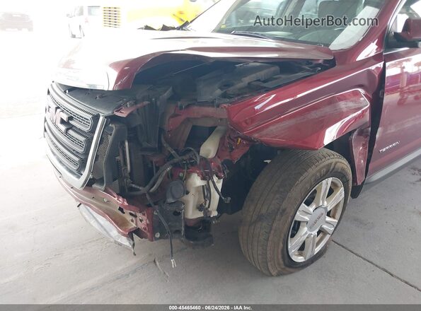 2GKFLTEK7G6130893 2016 GMC TERRAIN Burgundy Widok z przodu