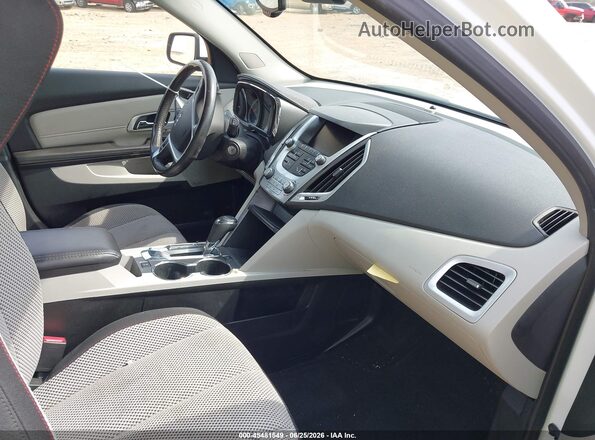 2GKFLTEK7H6201124 2017 GMC TERRAIN White Вид салону спереду