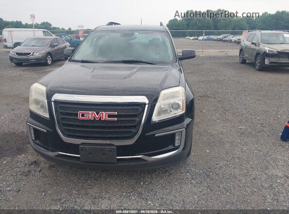 2GKFLTEKXH6179183 2017 GMC TERRAIN Black Widok zestawu wskaźników