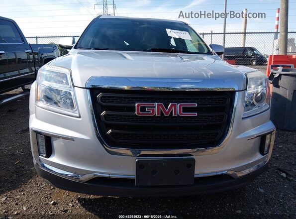 2GKFLTEKXH6324447 2017 GMC TERRAIN Silver Вид щитка приладів