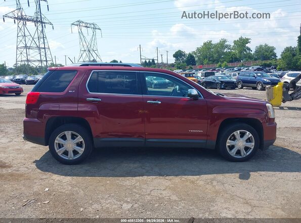 2GKFLUE31G6355888 2016 GMC TERRAIN Красный Вид задней части салона