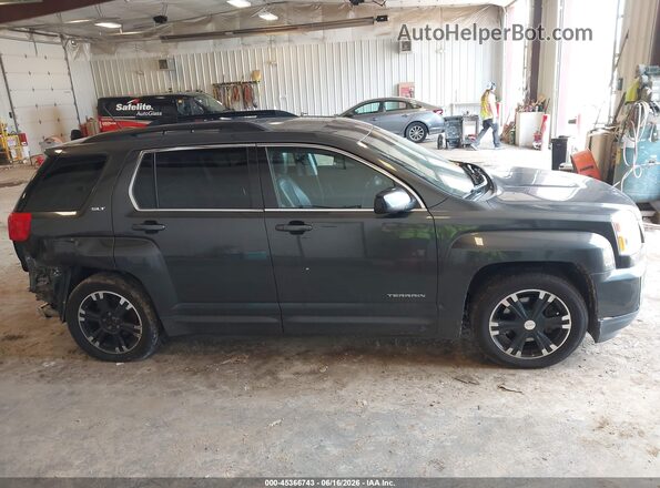 2GKFLUE31H6162335 2017 GMC TERRAIN Black Widok wnętrza z tyłu