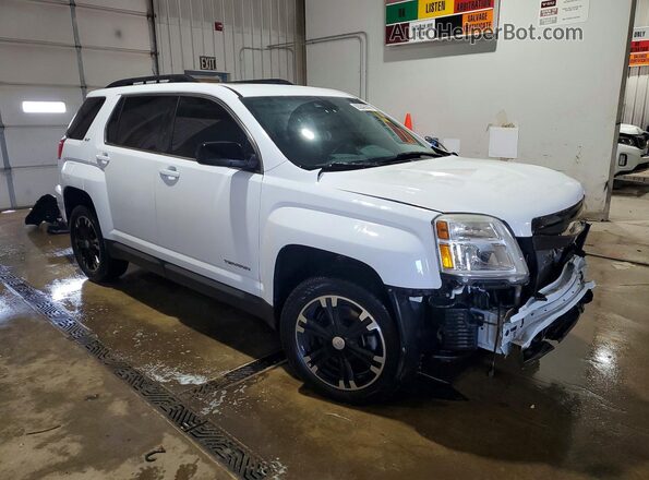2GKFLUE34H6227775 2017 GMC TERRAIN White Przód prawy