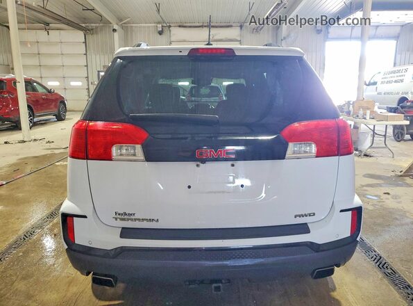 2GKFLUE34H6227775 2017 GMC TERRAIN White Widok z tyłu