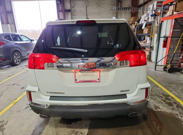 2GKFLUE38G6170981 2016 GMC TERRAIN White Հետևի տեսք