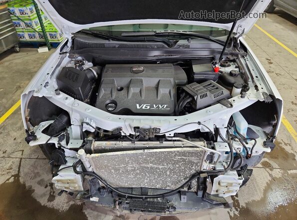 2GKFLUE38G6170981 2016 GMC TERRAIN White Շարժիչի բաժամունքի տեսք