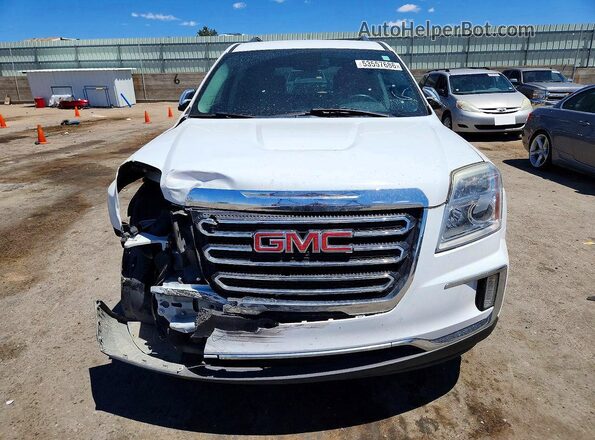 2GKFLUE3XG6121507 2016 GMC TERRAIN Белый Вид спереди