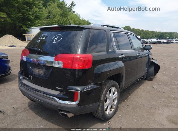 2GKFLUE3XG6172375 2016 GMC TERRAIN Черный Задняя правая четверть