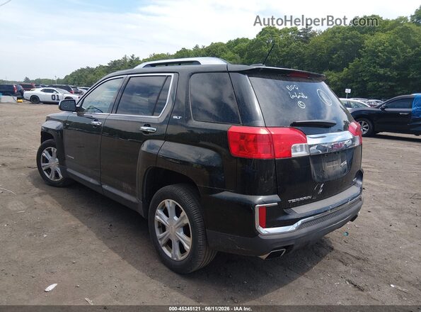 2GKFLUE3XG6172375 2016 GMC TERRAIN Черный Задняя левая четверть