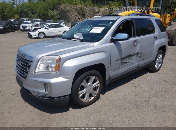 2GKFLUEK1H6314072 2017 GMC TERRAIN Silver Front left