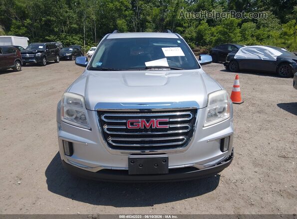 2GKFLUEK1H6314072 2017 GMC TERRAIN Silver Instrument cluster view