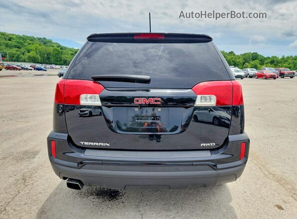 2GKFLUEK2H6238569 2017 GMC TERRAIN Black უკანა ხედი
