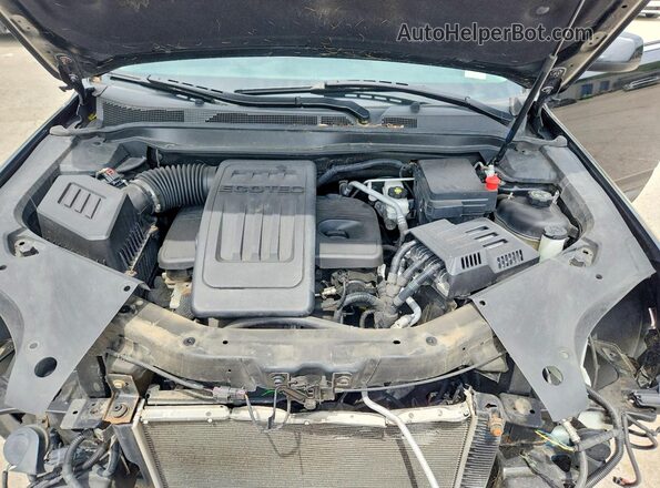 2GKFLUEK2H6238569 2017 GMC TERRAIN Black ძრავის განყოფილების ხედი