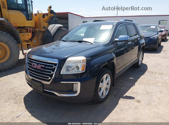 2GKFLUEK5H6220874 2017 GMC TERRAIN Blue წინა მარცხენა ხედი სამი მეოთხედიდან