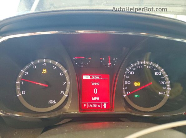 2GKFLUEKXH6294677 2017 GMC TERRAIN Black Vista del cuadro de instrumentos