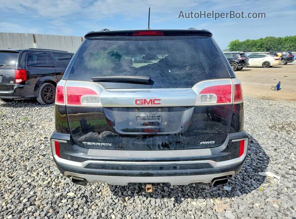 2GKFLVE31H6324048 2017 GMC TERRAIN Black უკანა ხედი