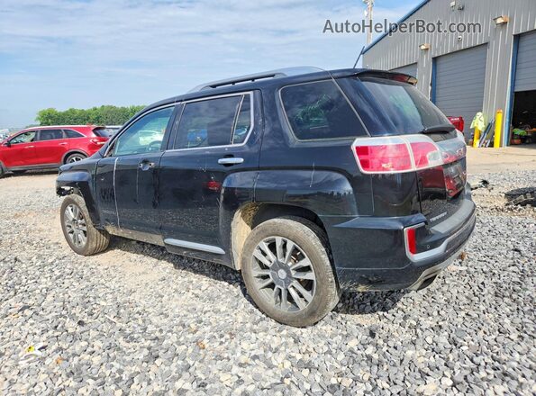2GKFLVE31H6324048 2017 GMC TERRAIN Black უკანა მარცხენა