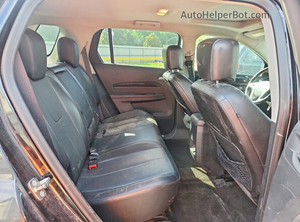 2GKFLVE31H6324048 2017 GMC TERRAIN Black უკანა სავარძლების ხედი