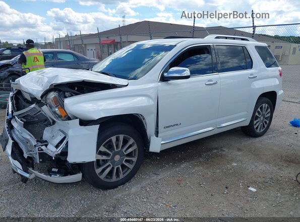 2GKFLVE33H6309714 2017 GMC TERRAIN White Передня ліва чверть