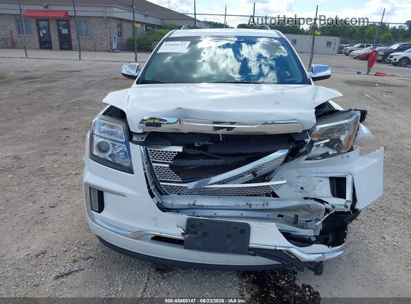 2GKFLVE33H6309714 2017 GMC TERRAIN White Вид спереду