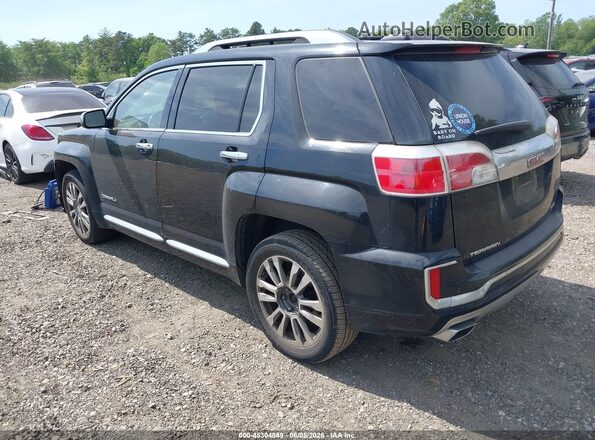 2GKFLVE35G6256917 2016 GMC TERRAIN Black Rear left