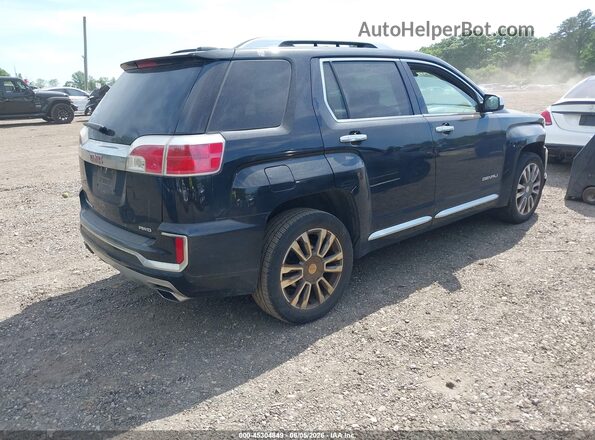 2GKFLVE35G6256917 2016 GMC TERRAIN Black Rear right
