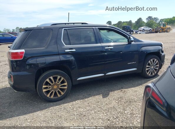 2GKFLVE35G6256917 2016 GMC TERRAIN Black Rear interior view