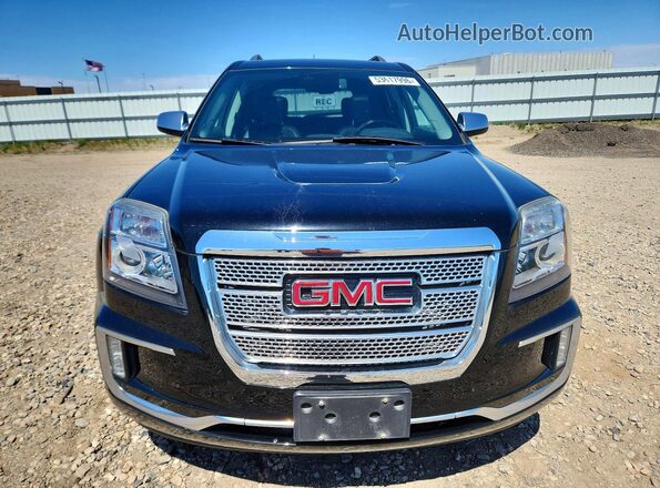 2GKFLVE36G6203580 2016 GMC TERRAIN Black Вид спереду