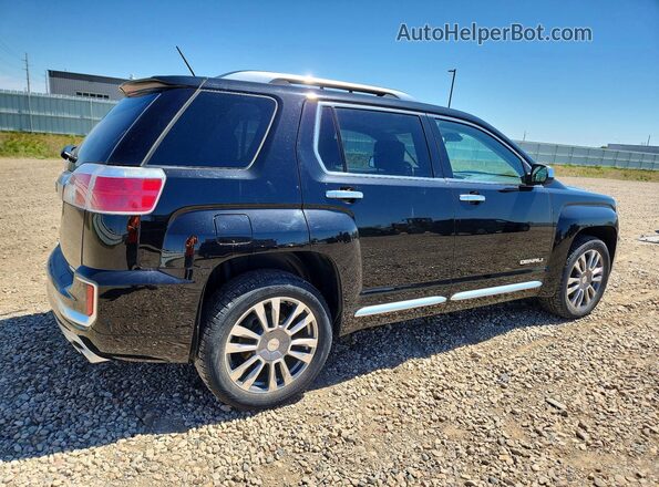 2GKFLVE36G6203580 2016 GMC TERRAIN Black Задня права чверть