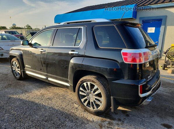 2GKFLVE37G6314770 2016 GMC TERRAIN Black Trasero izquierdo