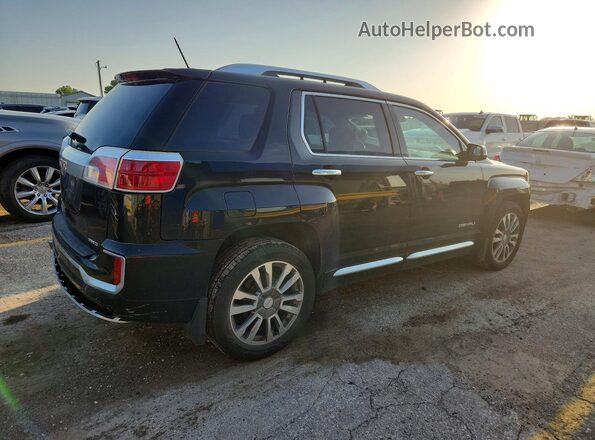2GKFLVE37G6314770 2016 GMC TERRAIN Black Trasero derecho