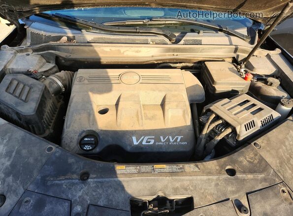 2GKFLVE37G6314770 2016 GMC TERRAIN Black Vista del compartimento del motor