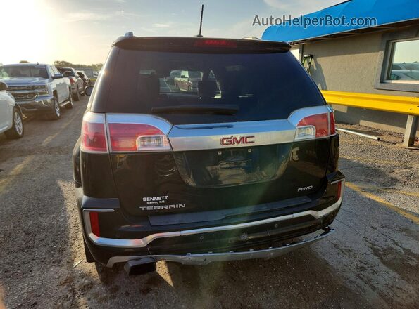 2GKFLVE37G6314770 2016 GMC TERRAIN Black Vista trasera
