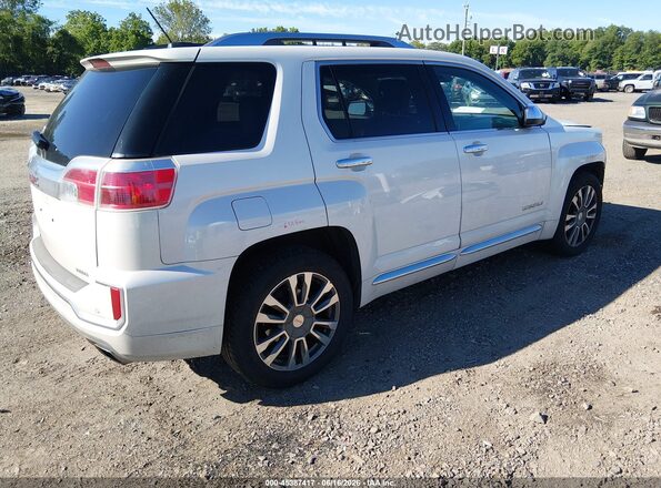 2GKFLVE38H6147157 2017 GMC TERRAIN White Задня права чверть