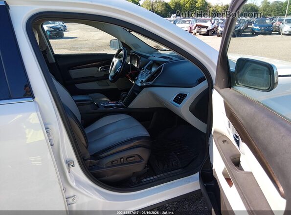 2GKFLVE38H6147157 2017 GMC TERRAIN White Вид салону спереду