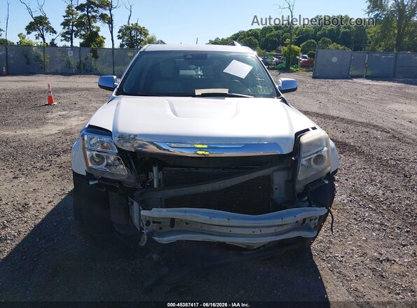 2GKFLVE38H6147157 2017 GMC TERRAIN White Вид щитка приладів