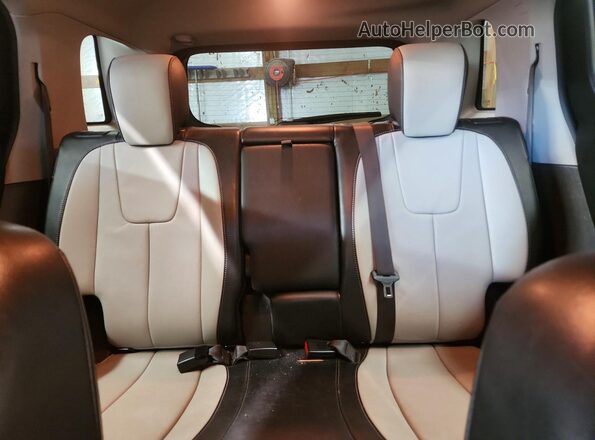 2GKFLVE3XG6107001 2016 GMC TERRAIN Silver უკანა სავარძლების ხედი