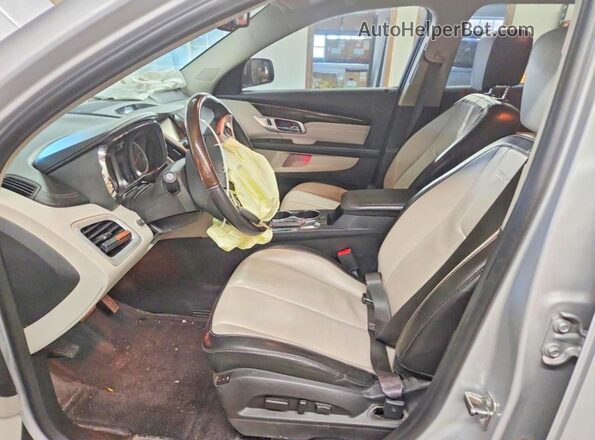 2GKFLVE3XG6107001 2016 GMC TERRAIN Silver წინა სალონის ხედი